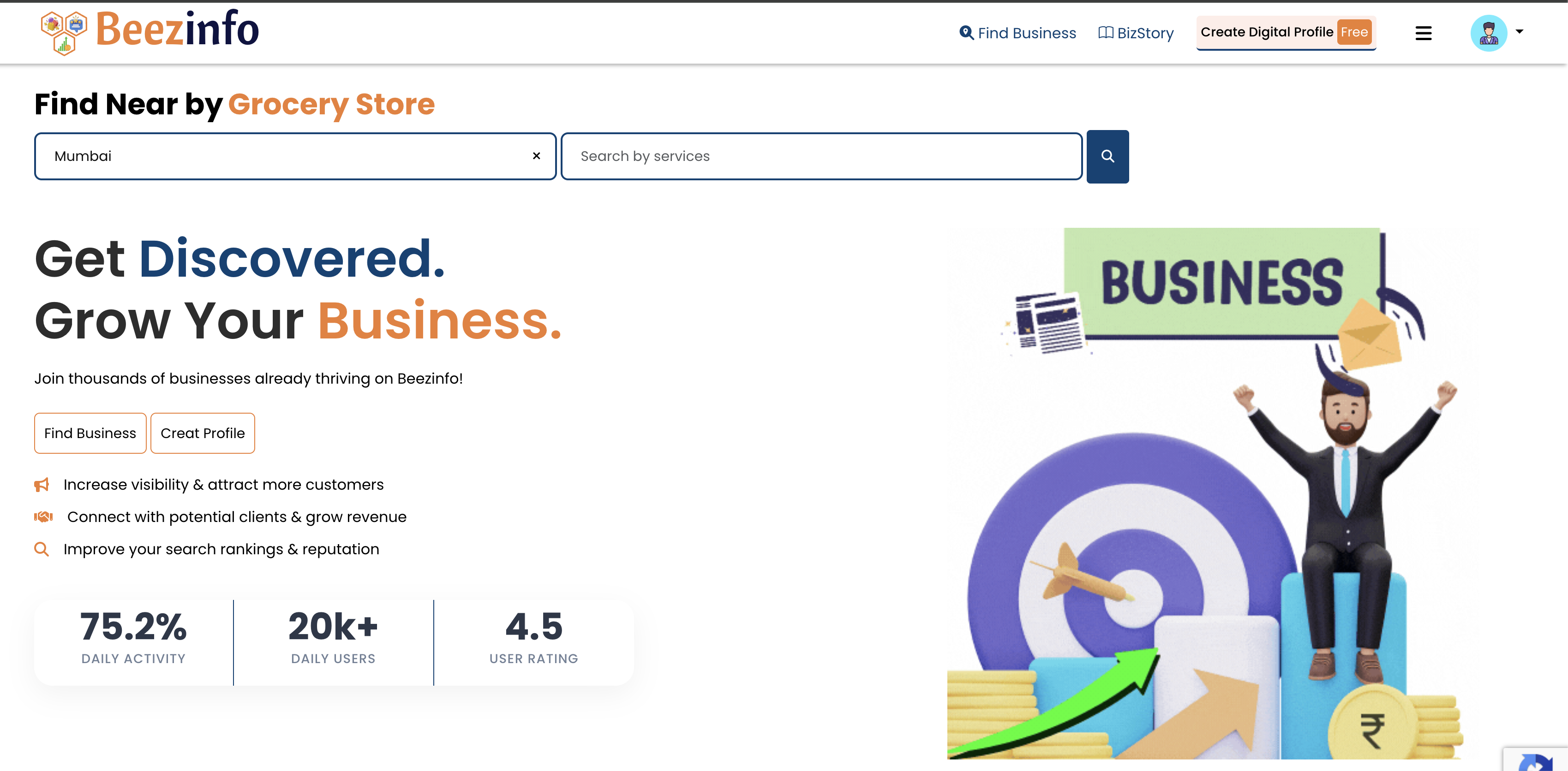 Beezinfo Website Development Project